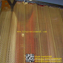 Aluminum Metal Mesh Drapery Shower Curtain